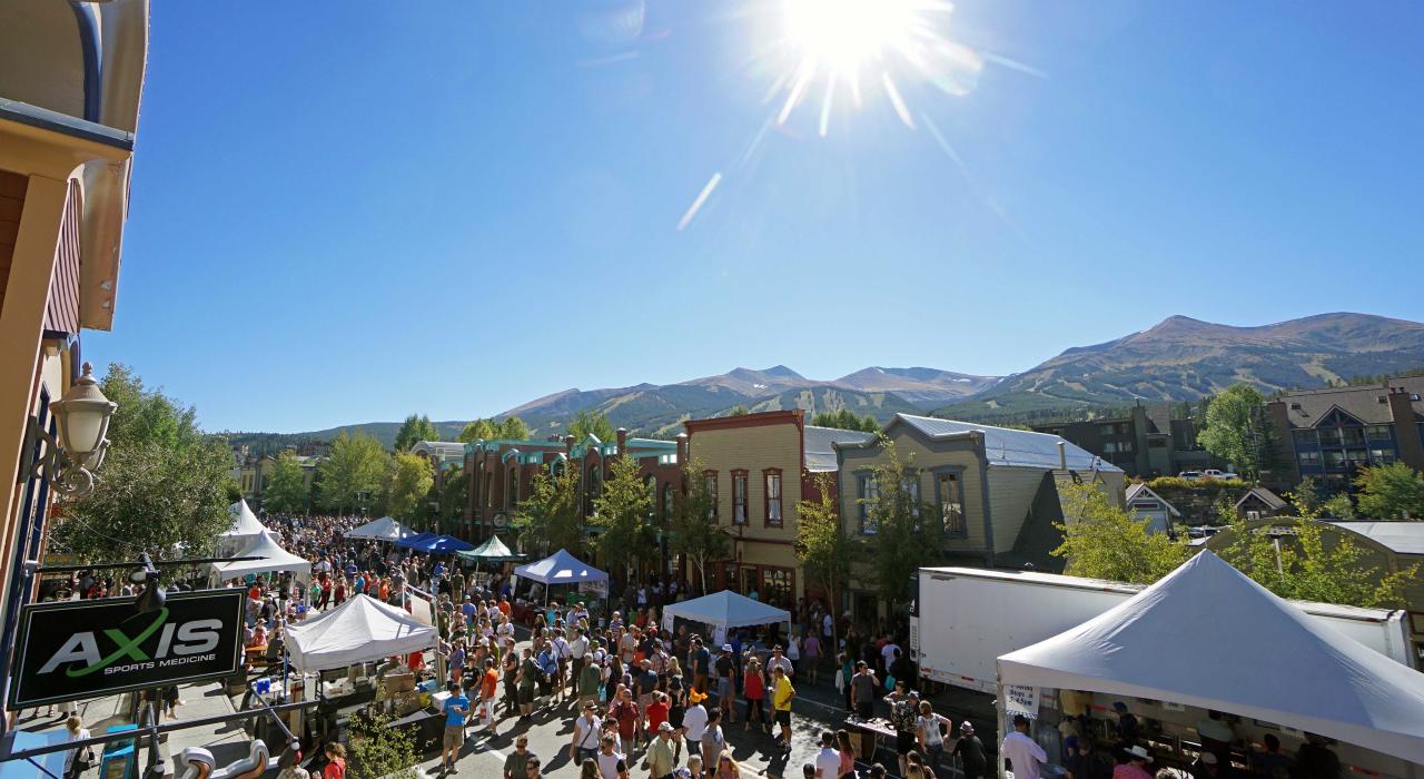 Picturesque setting to gather downtown for the Oktoberfest celebration Picturesque setting to gather downtown for the Oktoberfest celebration