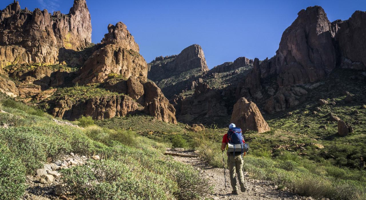 亚利桑那州的徒步路线 亚利桑那州的徒步路线