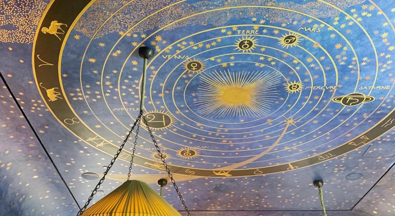 Albertine 书店的天花板