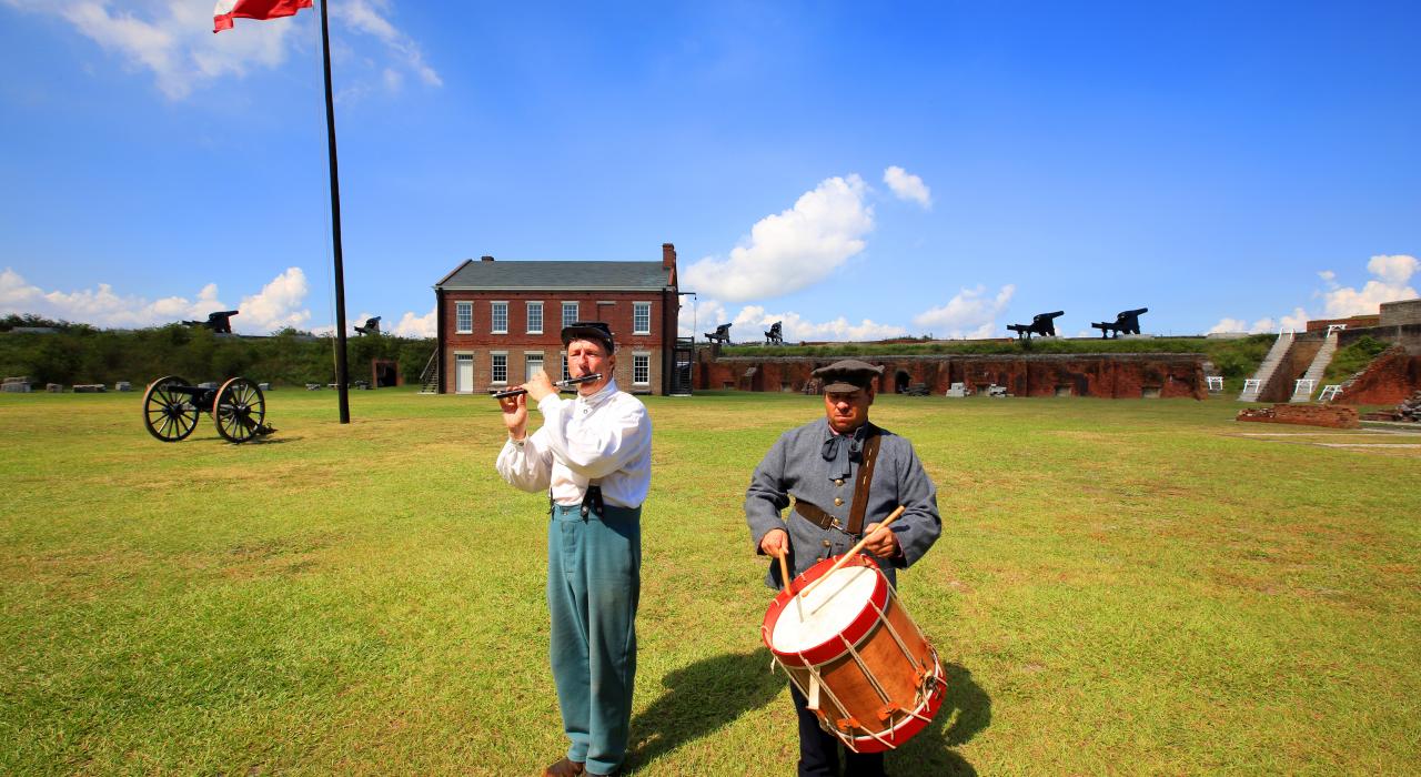 克林奇堡州立公园内的历史讲解员