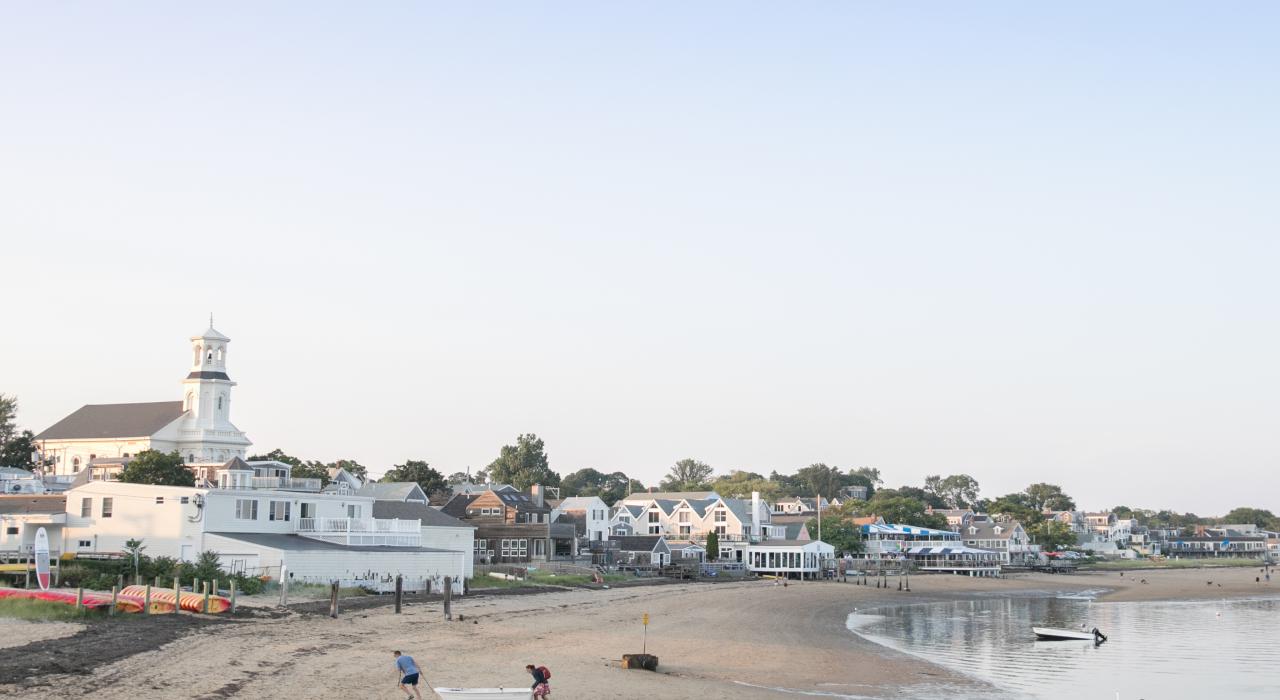 马萨诸塞州科德角宁静的海滩 马萨诸塞州科德角宁静的海滩