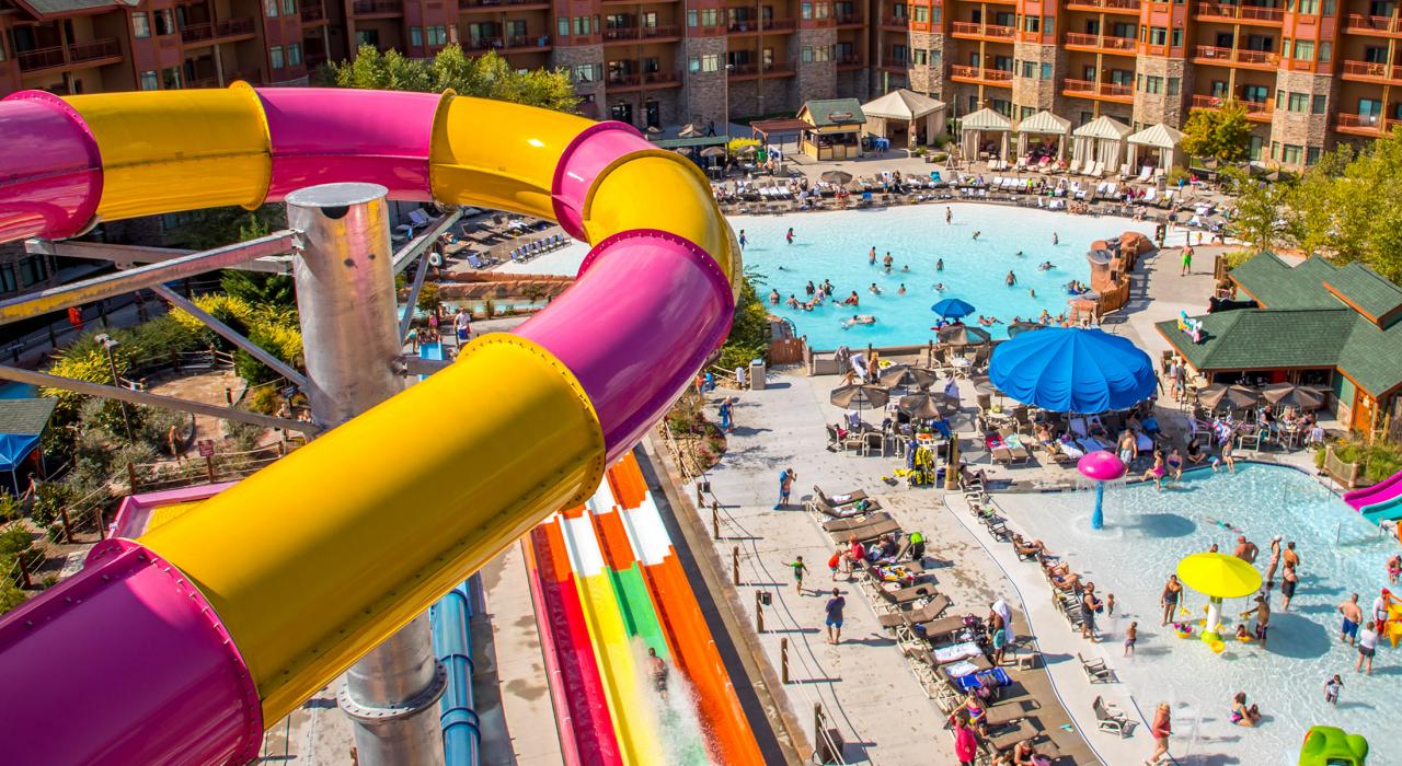 Wilderness at the Smokies River Lodge 酒店的水上乐园 Wilderness at the Smokies River Lodge 酒店的水上乐园