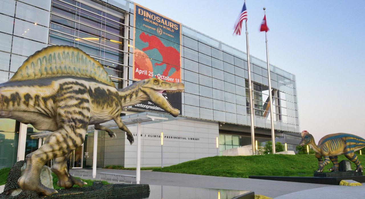 威廉·J克林顿总统图书馆和博物馆的外景