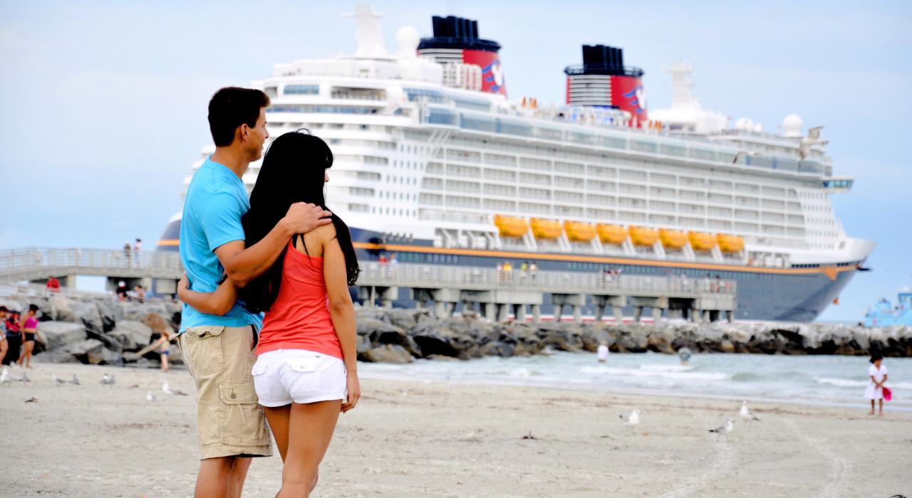 卡纳维拉尔港的杰迪公园，观赏游轮的理想之所