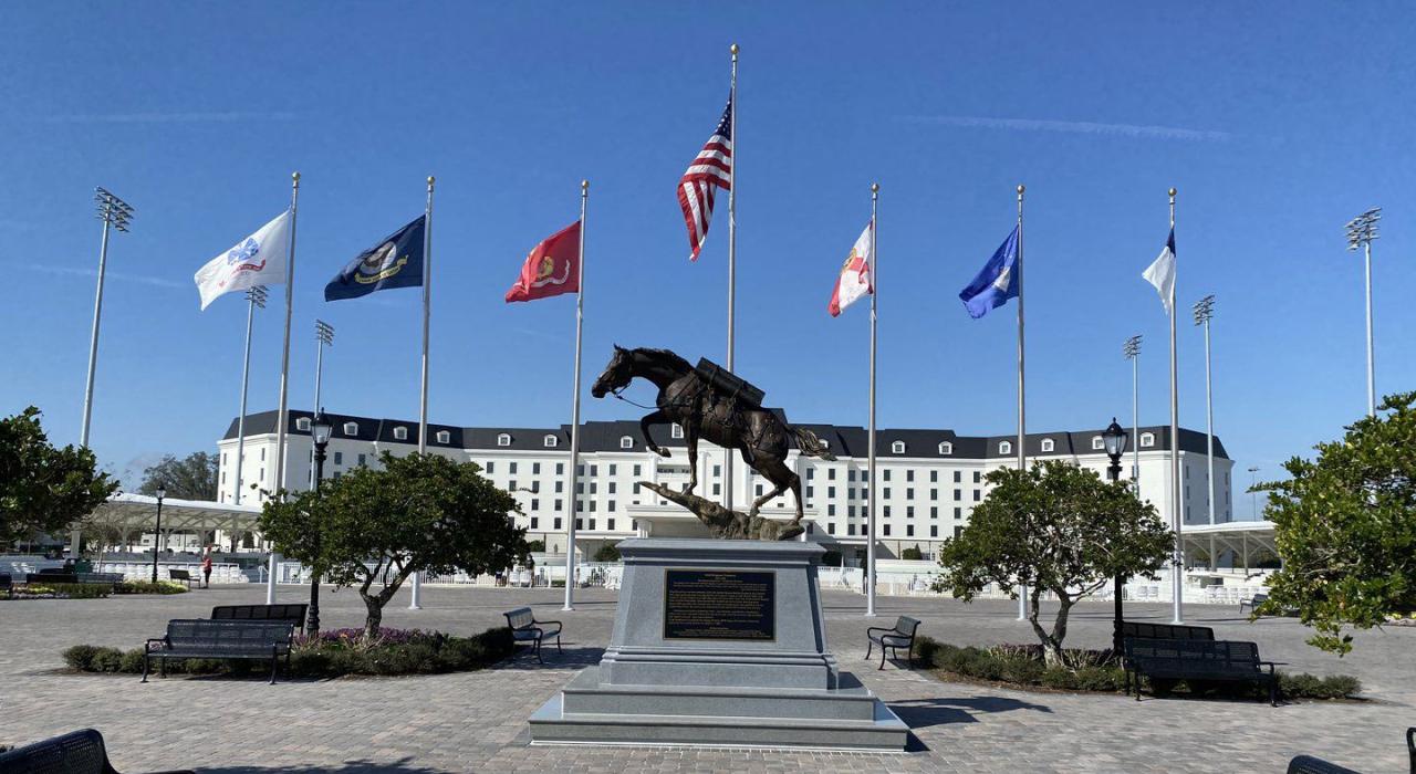 世界马术中心的英雄战马 Sergeant Reckless 雕像 世界马术中心的英雄战马 Sergeant Reckless 雕像