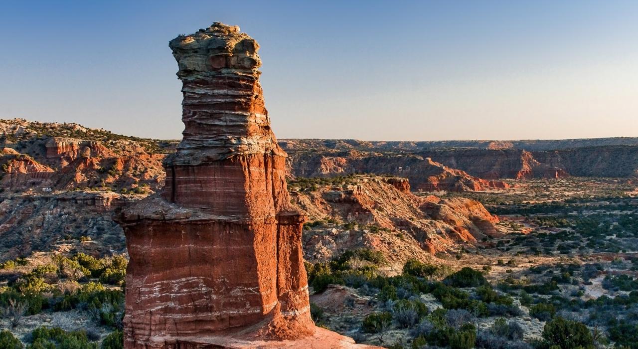 帕罗杜洛峡谷州立公园的 Lighthouse 岩层 帕罗杜洛峡谷州立公园的 Lighthouse 岩层