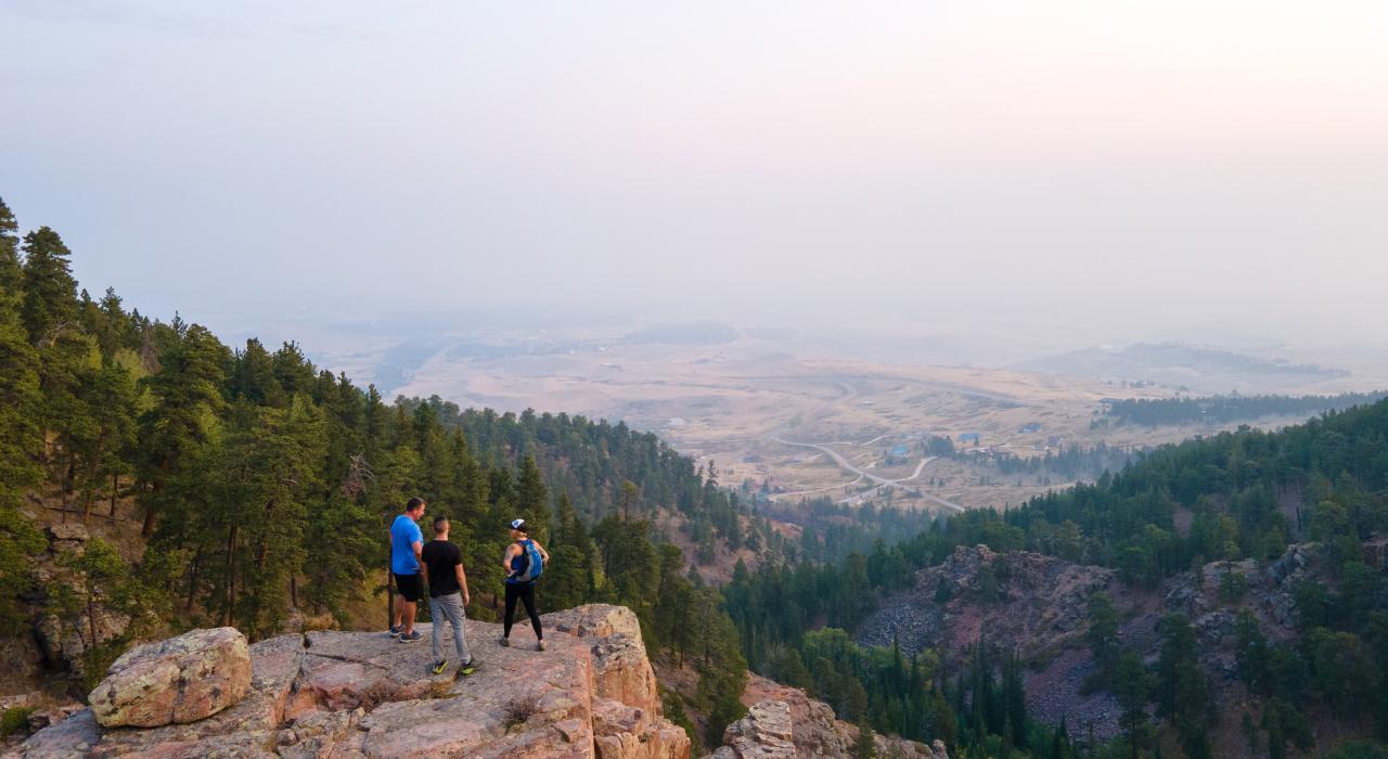 在卡斯珀山眺望奇妙景观 在卡斯珀山眺望奇妙景观