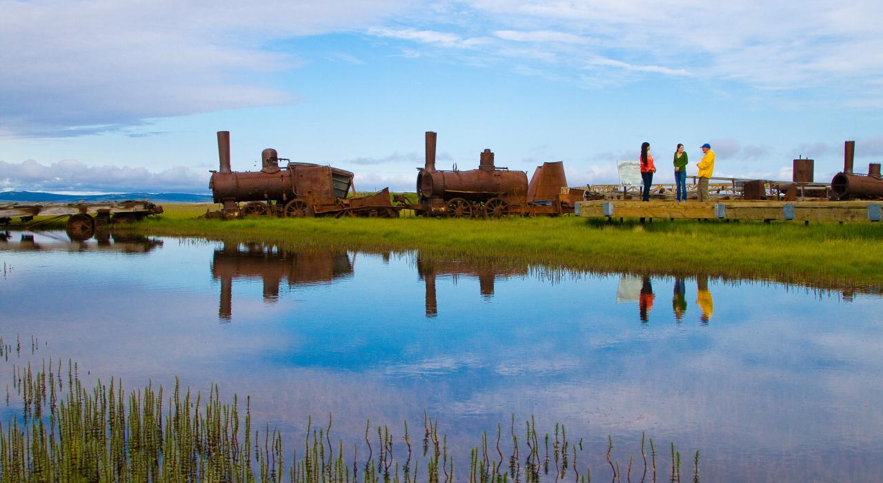 废弃火车头“无路可走的末班车”的景光 废弃火车头“无路可走的末班车”的景光