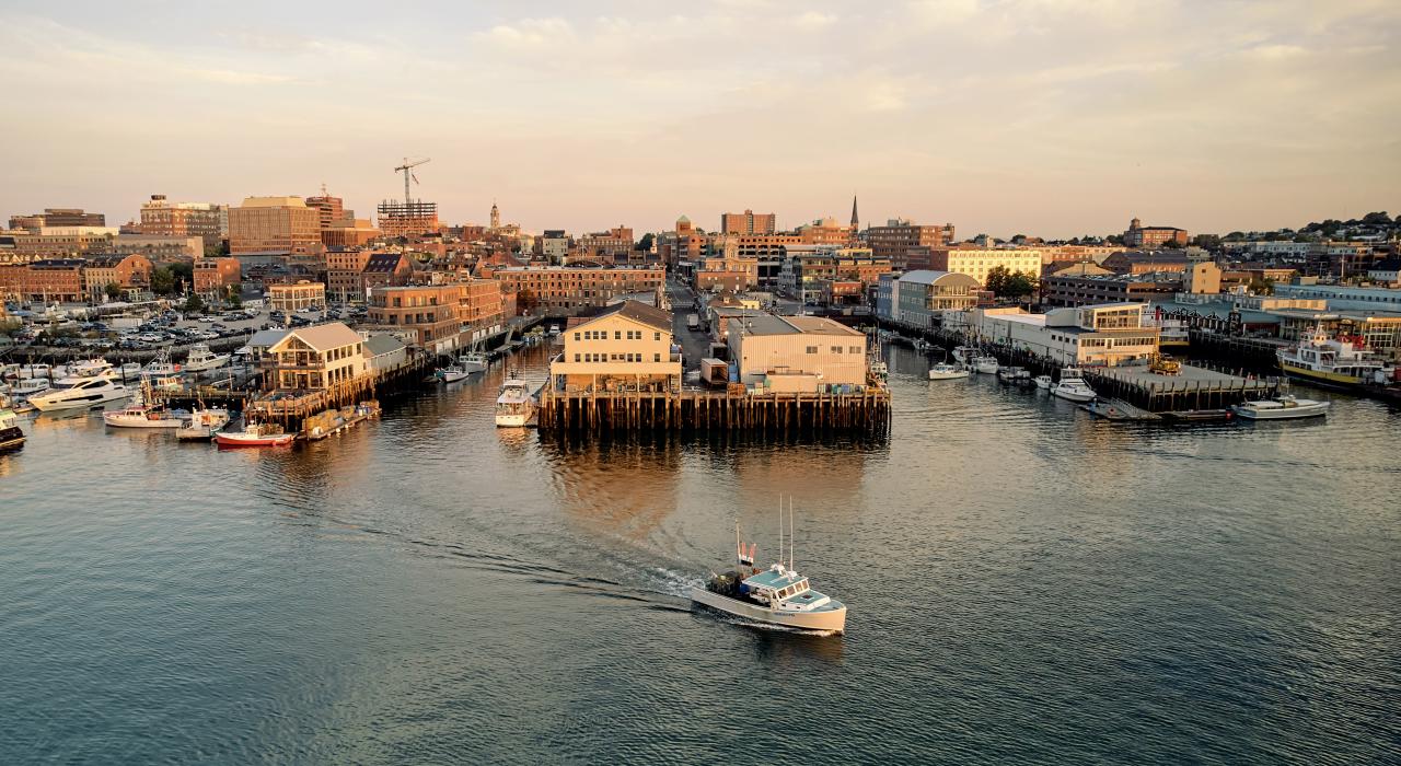 缅因州波特兰海滨工作区