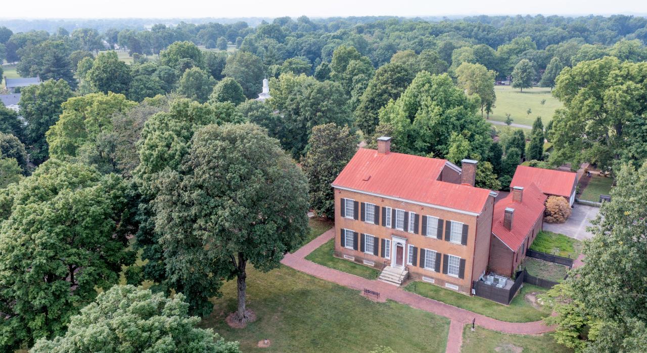 肯塔基州巴兹敦“我的肯塔基故乡”州立公园航拍图 肯塔基州巴兹敦“我的肯塔基故乡”州立公园航拍图