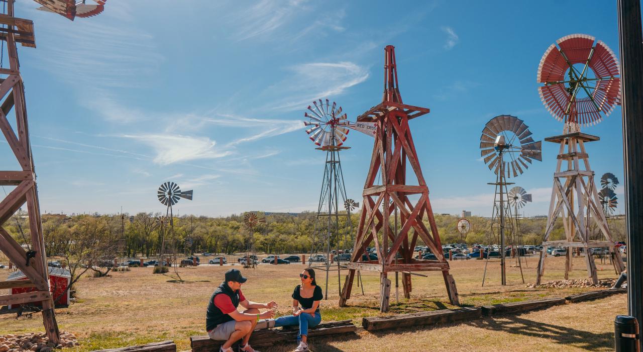 晴朗天气下的美国风力博物馆 晴朗天气下的美国风力博物馆