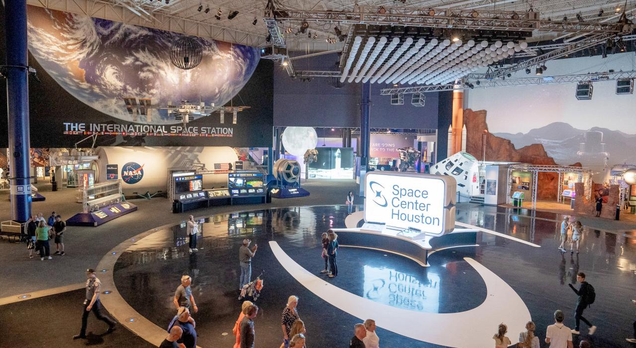 德克萨斯州克利尔湖岸市附近的休斯敦太空中心展览