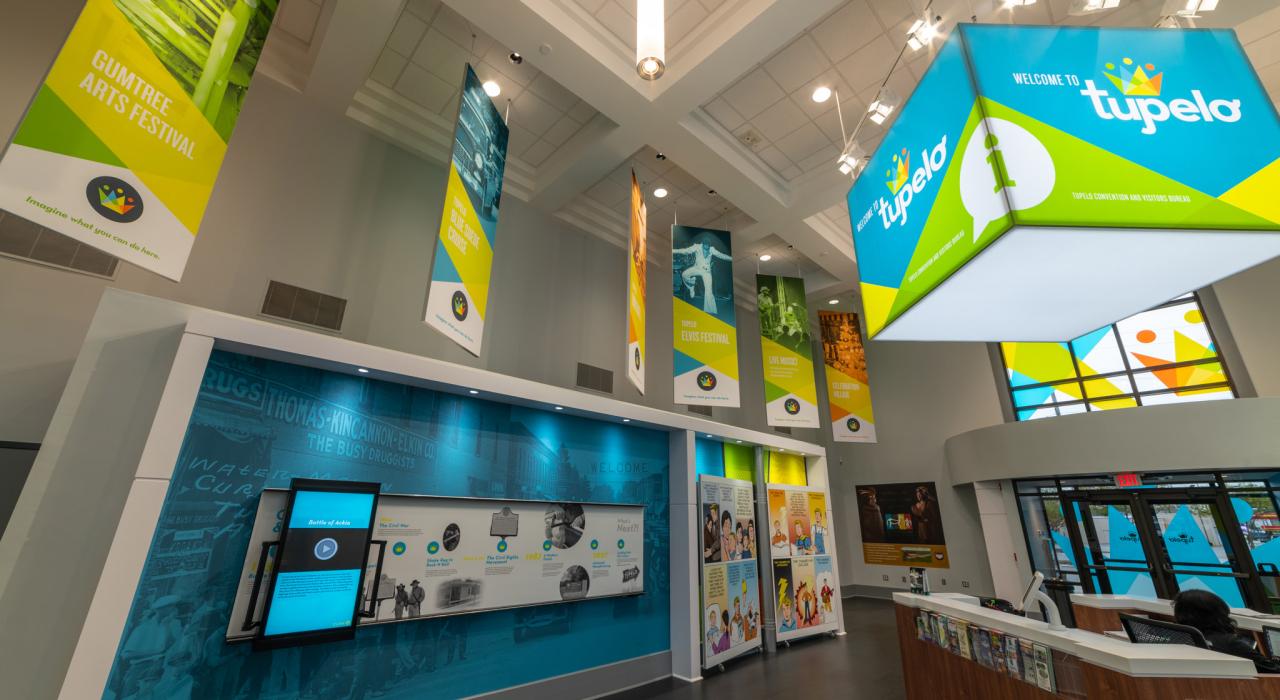 图珀洛游客中心设有体验感十足的展览，生动介绍这座城市的历史