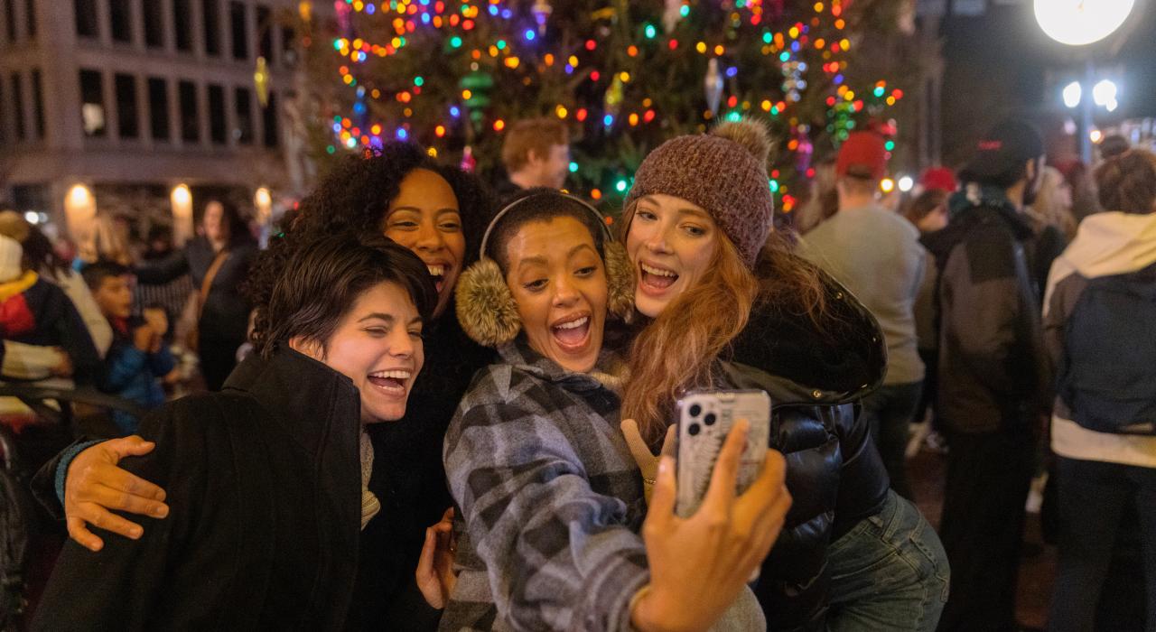 兰卡斯特市中心的节日庆祝活动