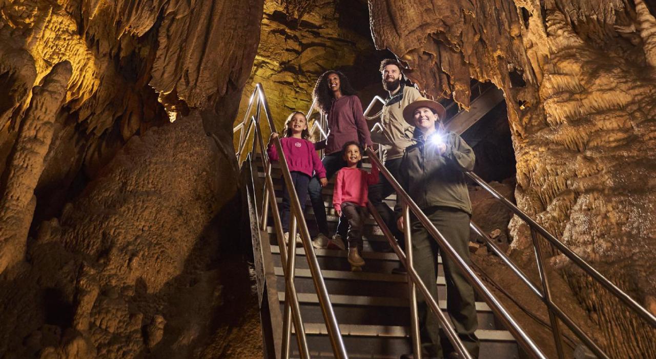 参加一场由护林员带领的猛犸洞穴国家公园游览