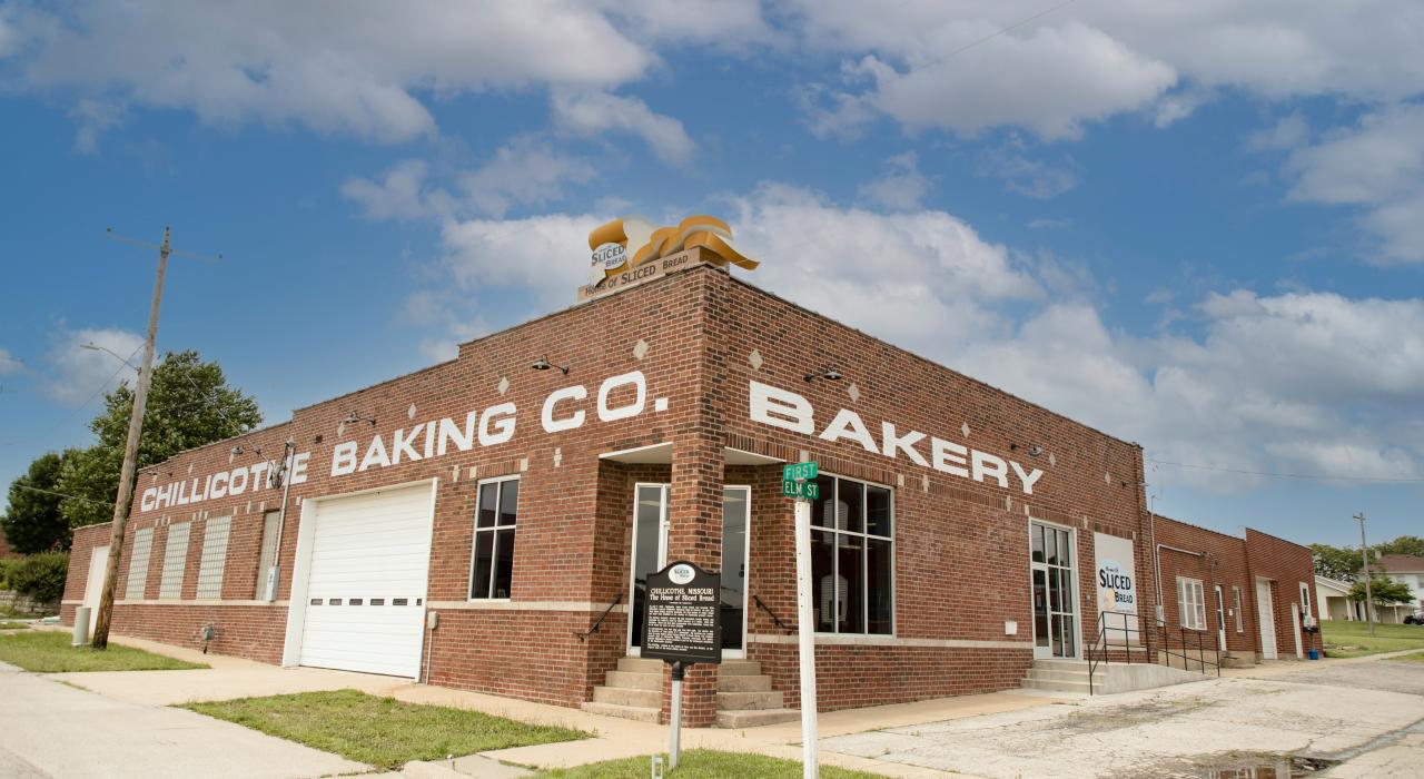 位于奇利科西烘焙公司旧址的切片之乡欢迎中心，切片面包就是在这里首次出售