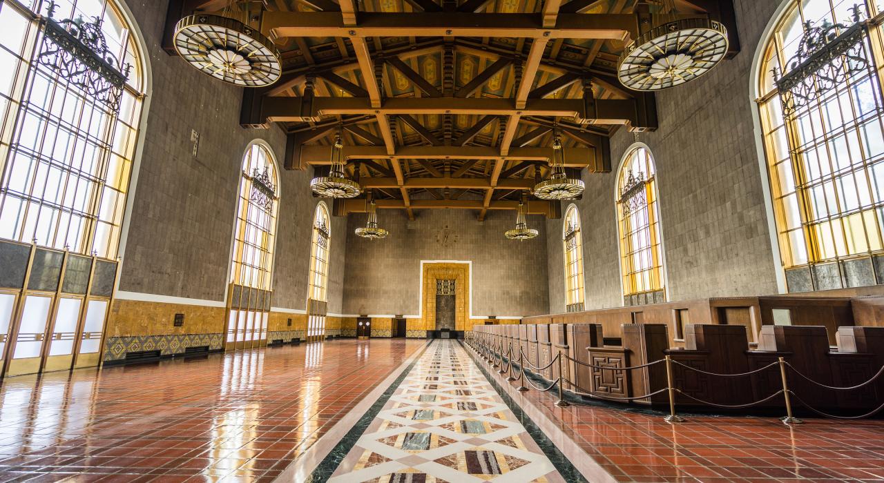 The striking design of historic Union Station The striking design of historic Union Station