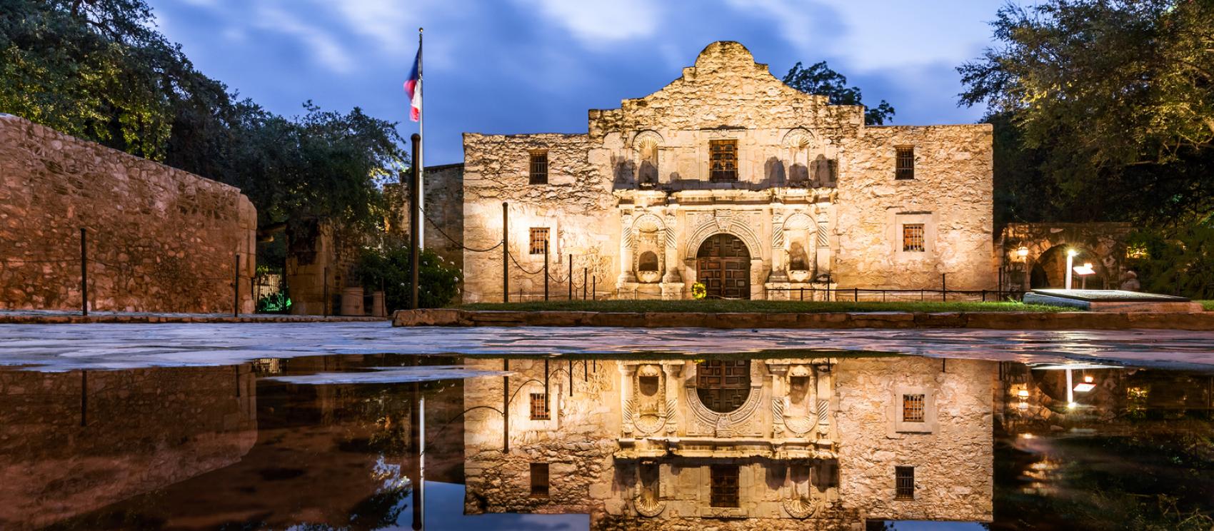 黄昏下的圣安东尼奥阿拉莫 黄昏下的圣安东尼奥阿拉莫