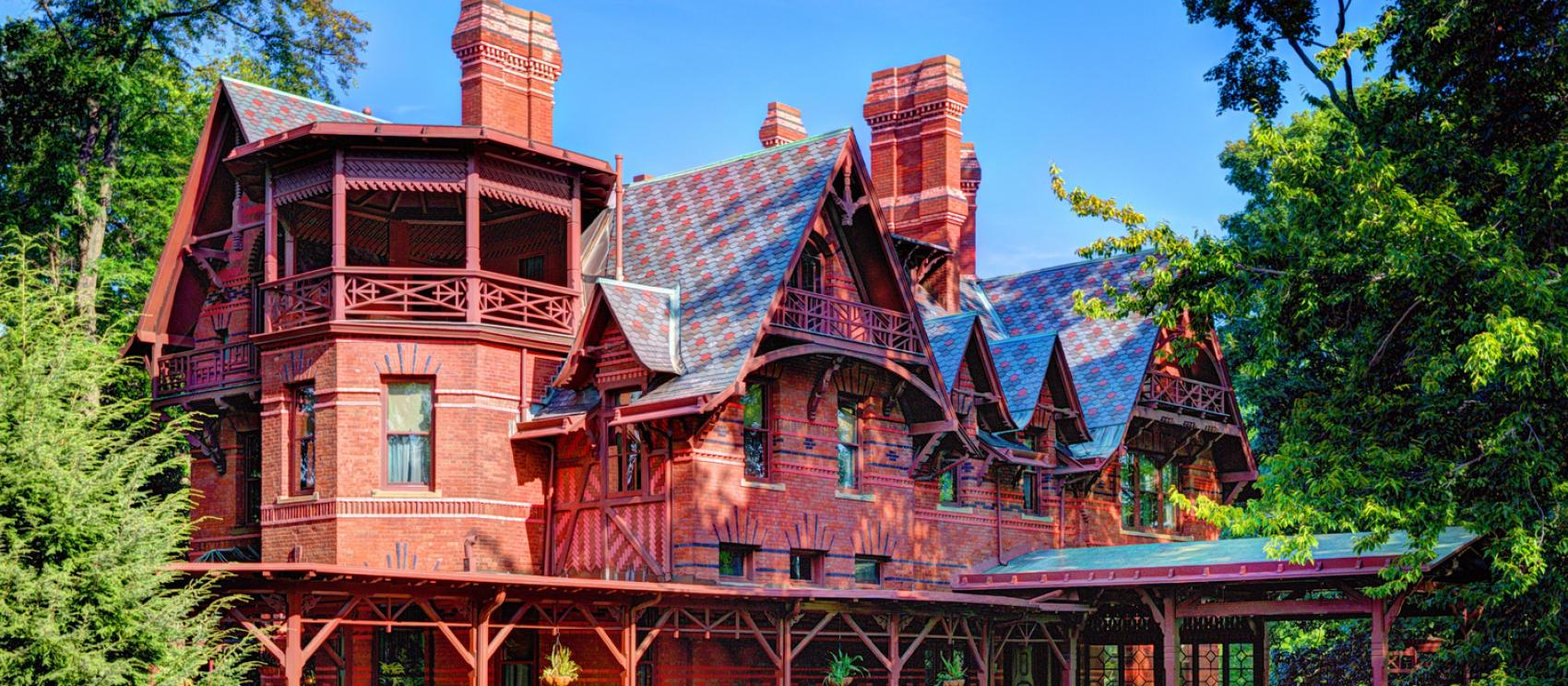 哈特福德马克·吐温故居博物馆，马克·吐温 19 世纪晚期的居所