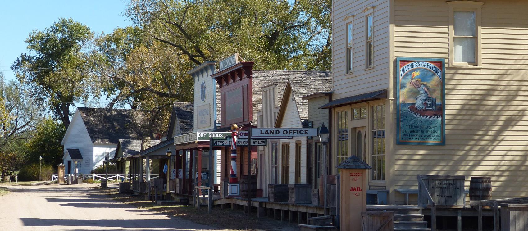 在威奇托老牛城博物馆穿越回到 19 世纪初