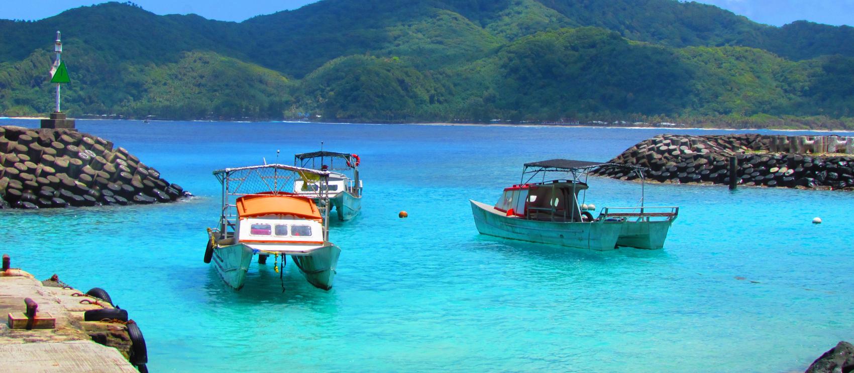 马努阿群岛的传统捕鱼