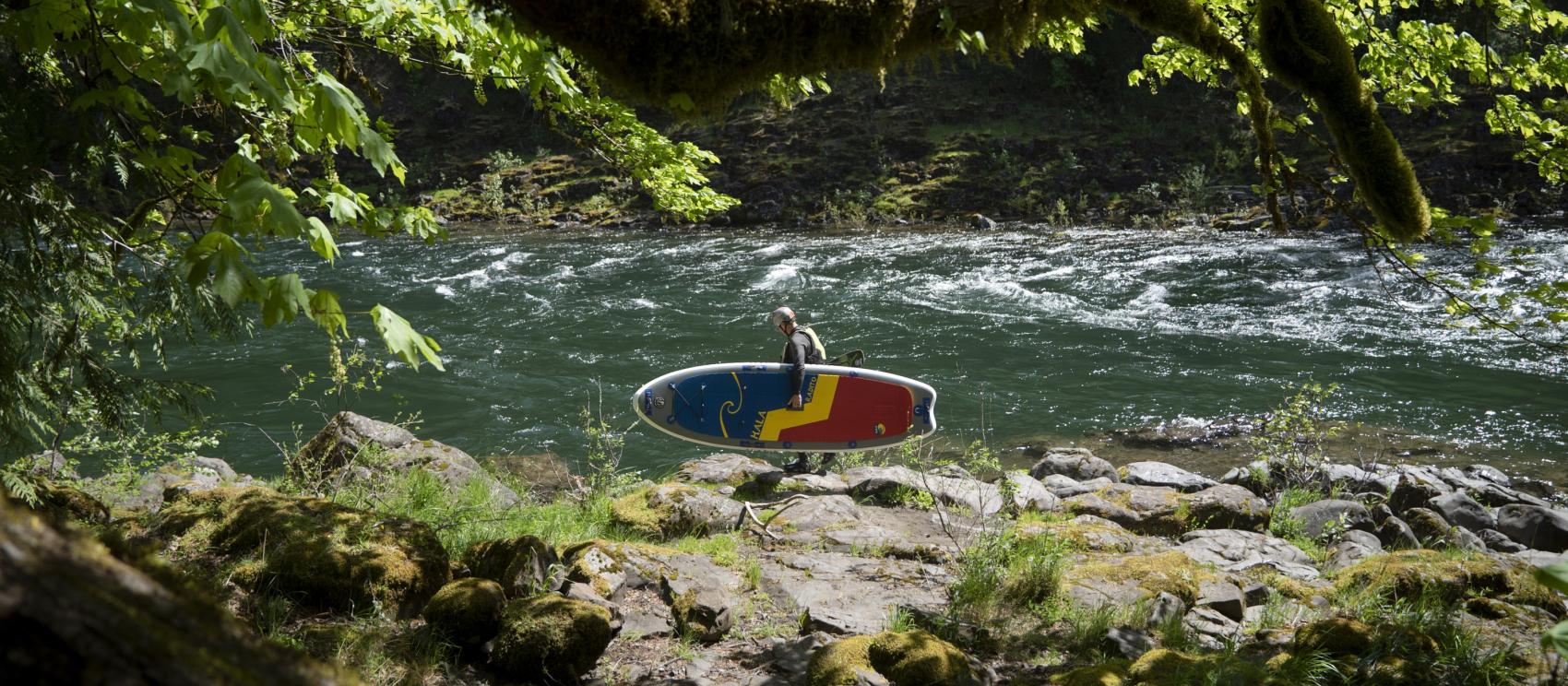 在埃斯塔卡达附近的克拉克默斯河上度过一天