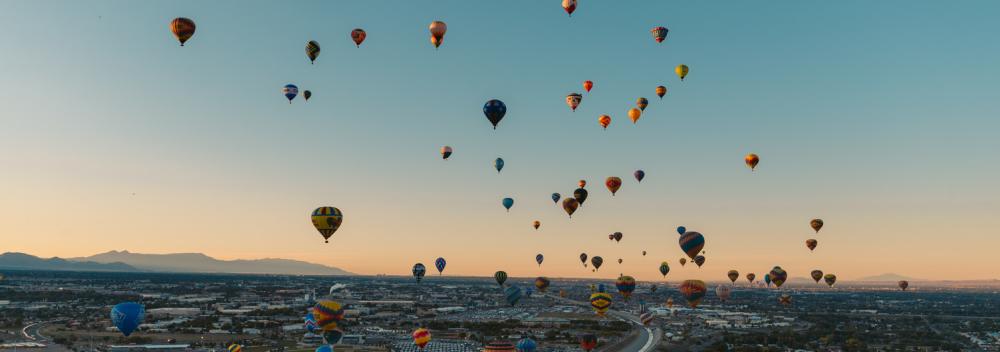 新墨西哥州，阿尔伯克基国际热气球节